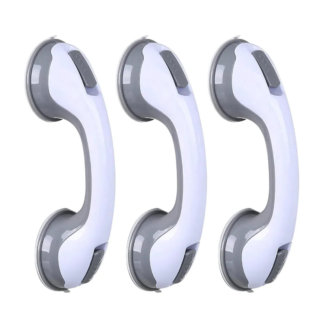 Barra de Apoio para Banheiro com Borrachas de Fixação Antiderrapantes Suporta até 150kg