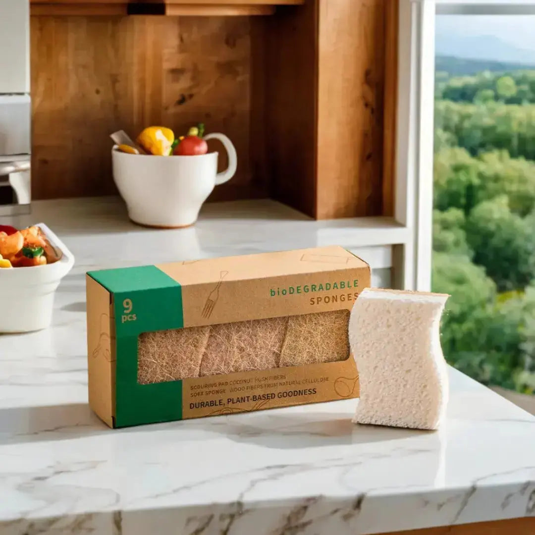 Esponja de Louça Ecológica Biodegradável Premium