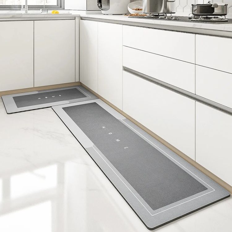 Tapete para Casa e Cozinha Antiderrapante Absorvente Premium