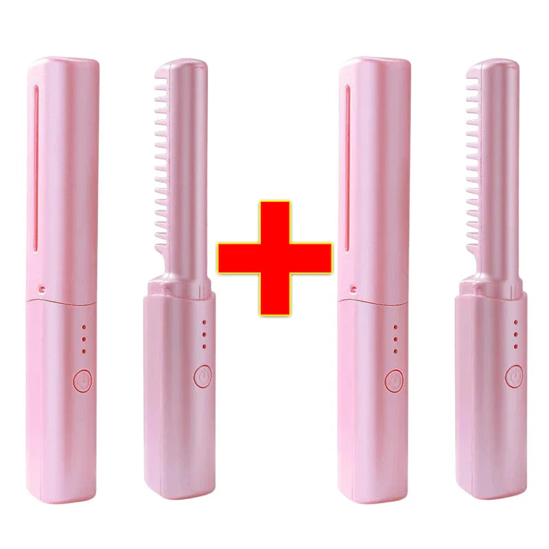 Pente Alisador de Cabelo 5 em 1 Sem Fio InfiniteGlam