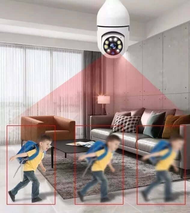 Câmera de Segurança Full HD Wi-Fi Inteligente 360 cc 12 Casa Feita 
