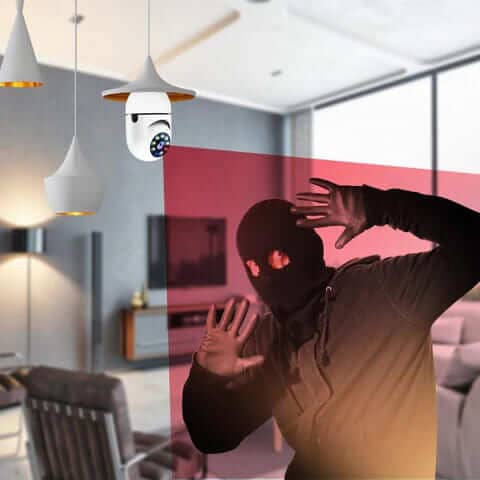 Câmera de Segurança Full HD Wi-Fi Inteligente 360 cc 12 Casa Feita 